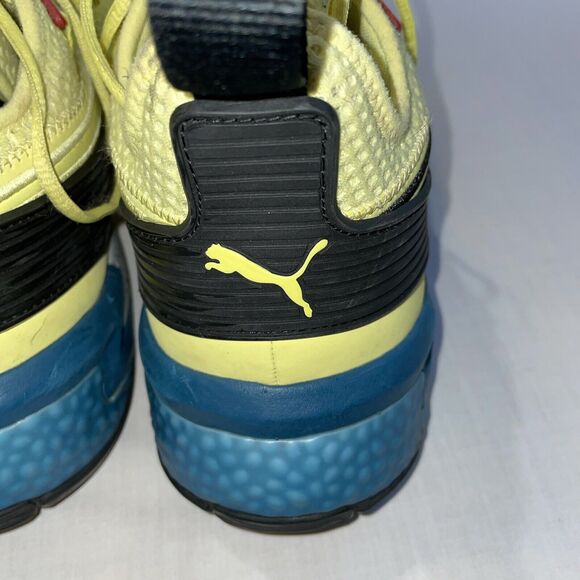Puma Uproar Spectra Men’s Basketball Shoes Size 13 Yellow Leather Court Thunder - Picture 12 of 12